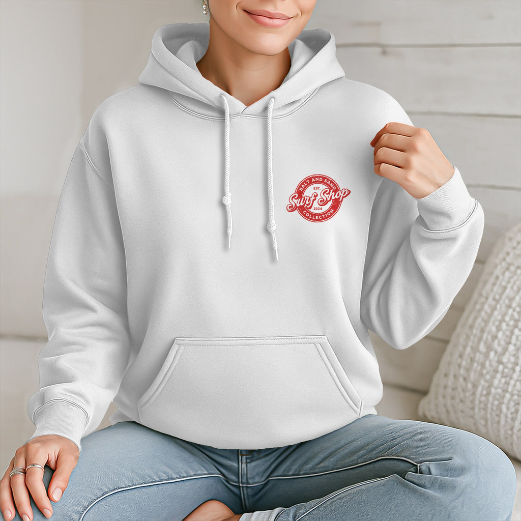 Salt and Sand Stamped Valentine Hoodie
