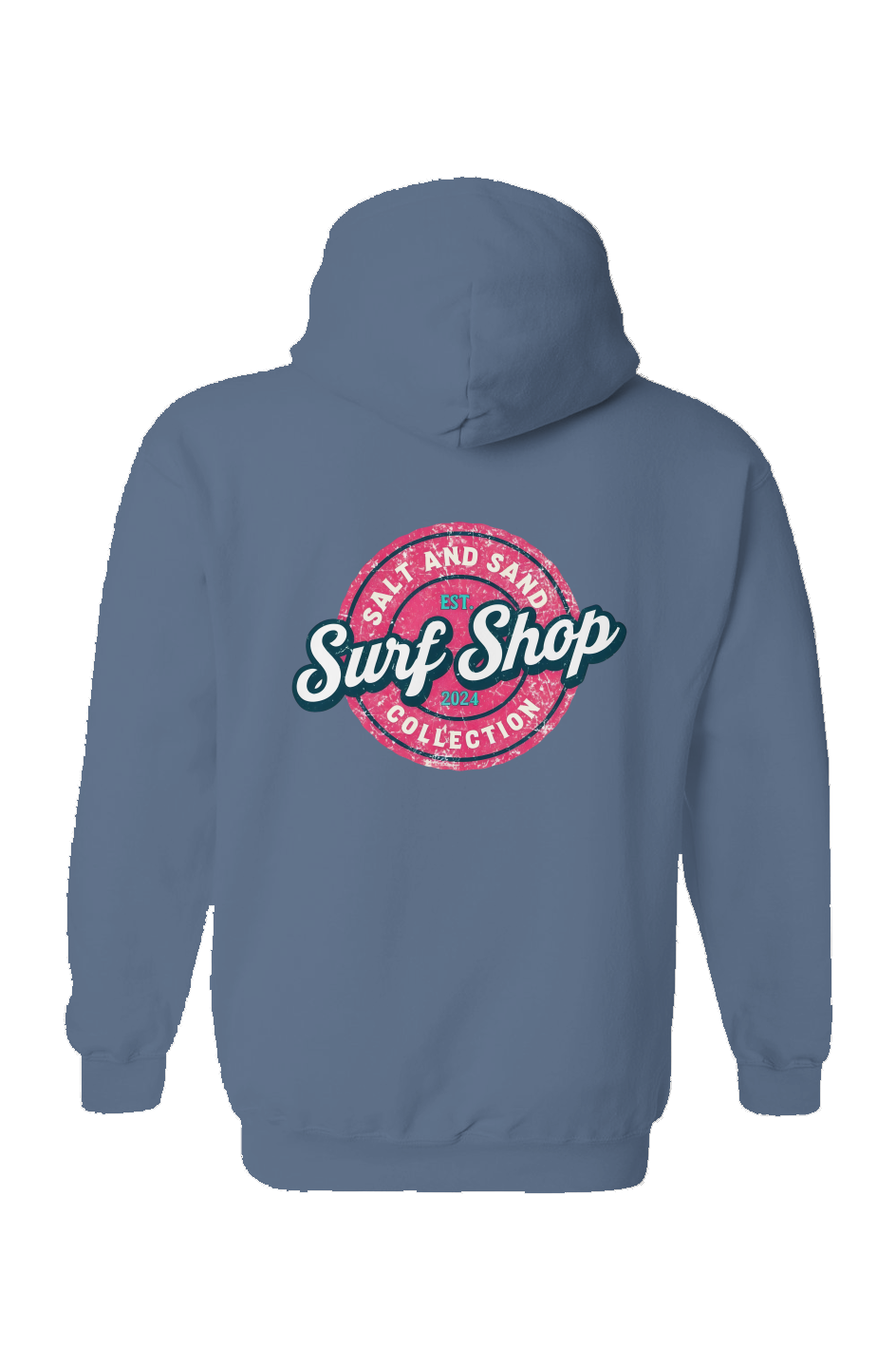 Salt and Sand Pink Stamp Hoodie