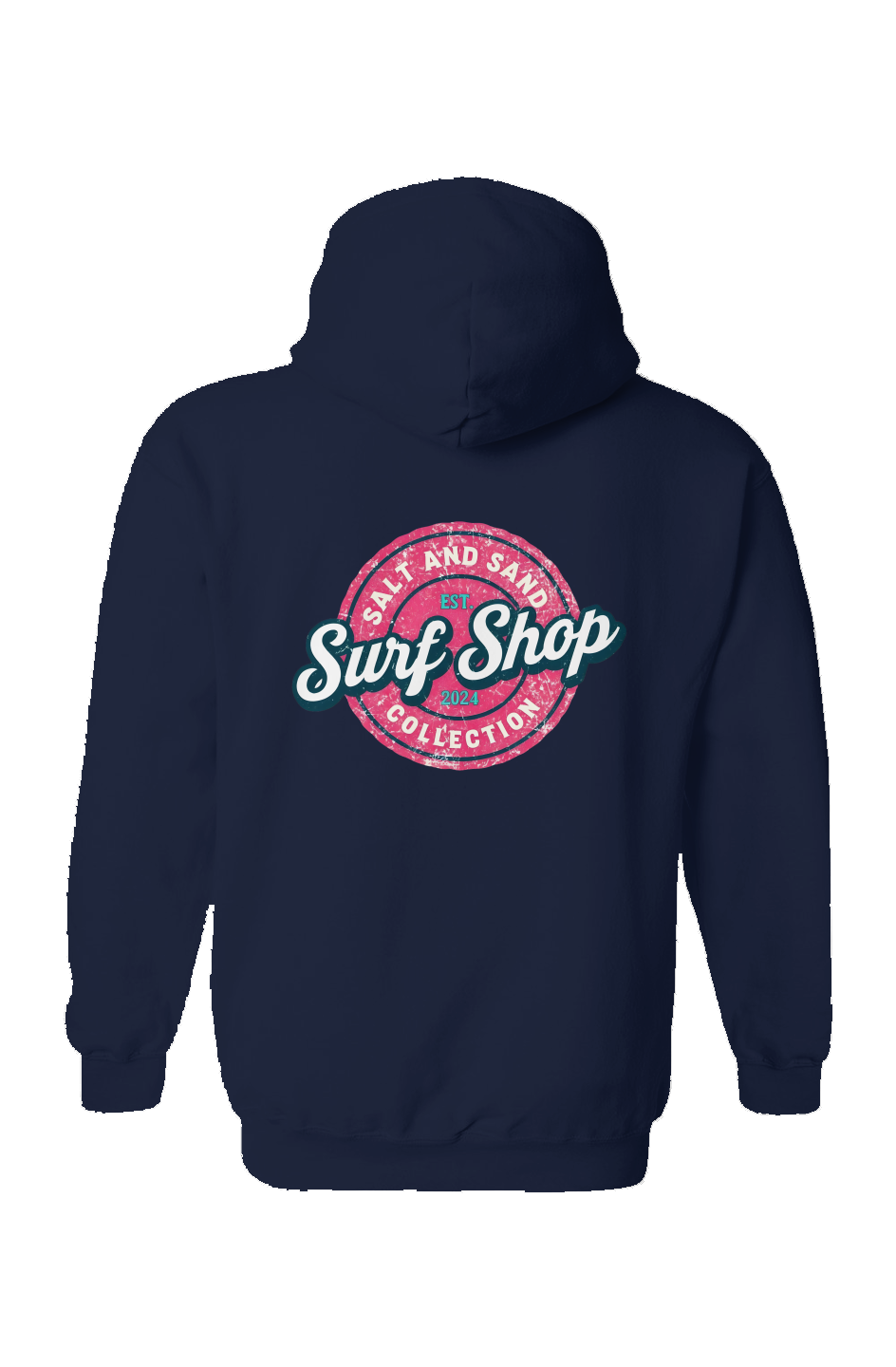 Salt and Sand Pink Stamp Hoodie
