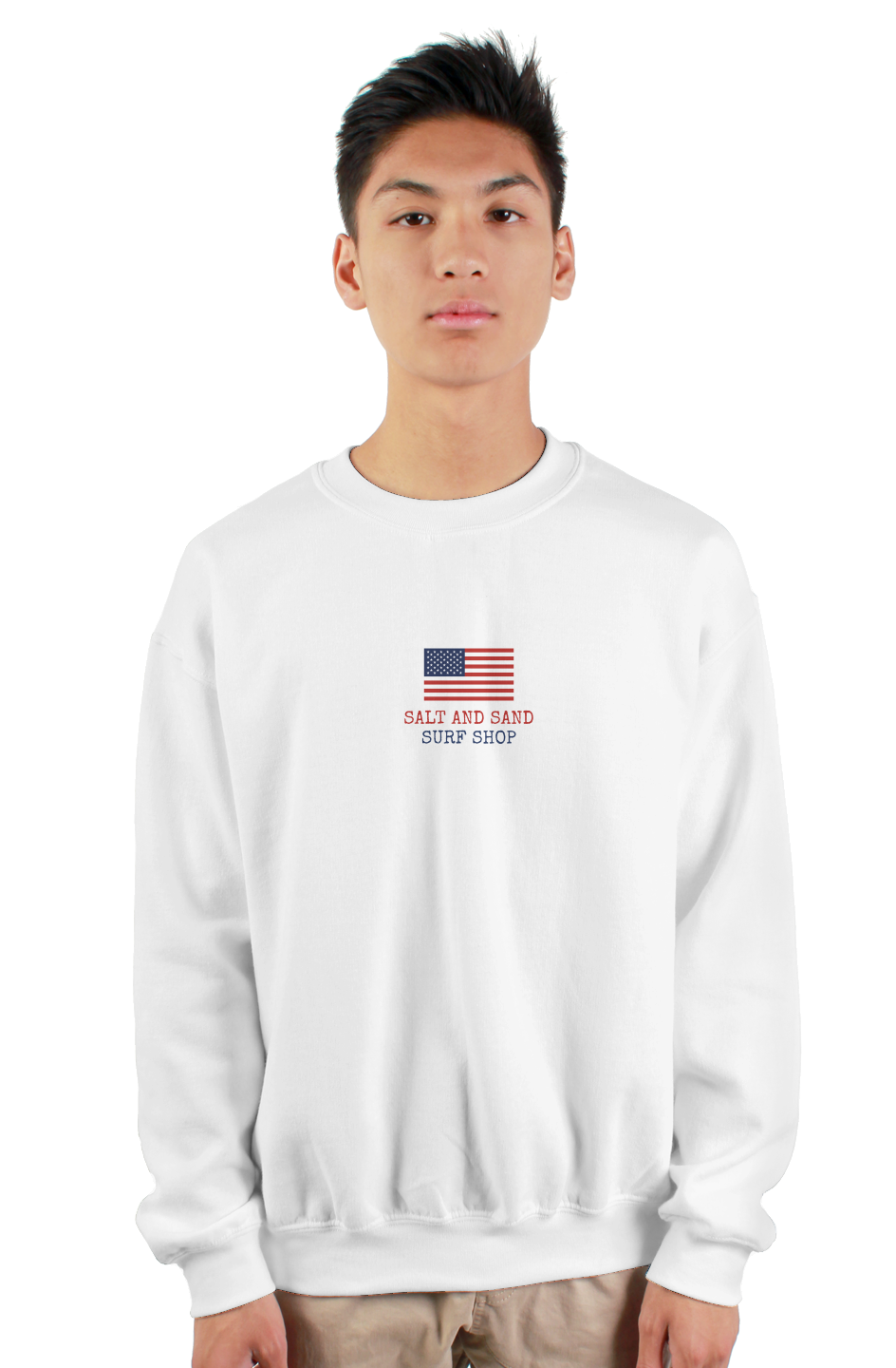 Star-Spangled Crewneck Sweatshirt