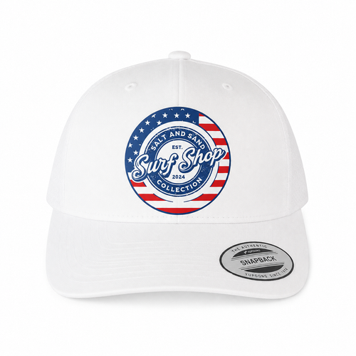 4th of July Stamped Trucker Hat