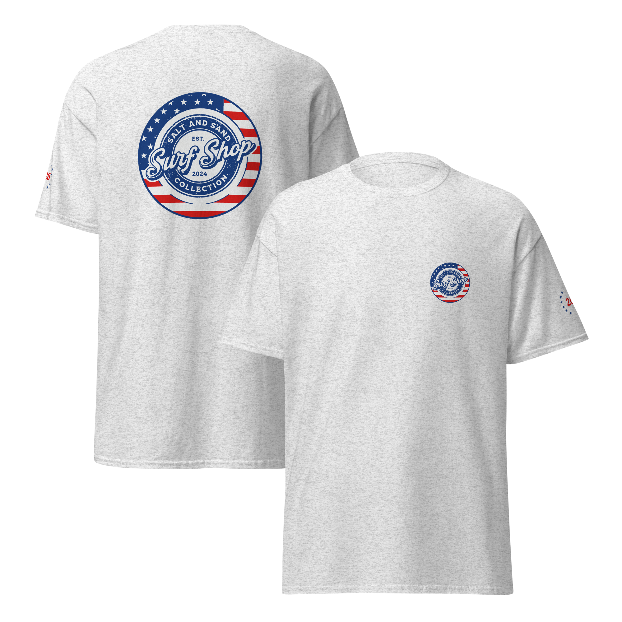 4th of July Stamped Logo Tee