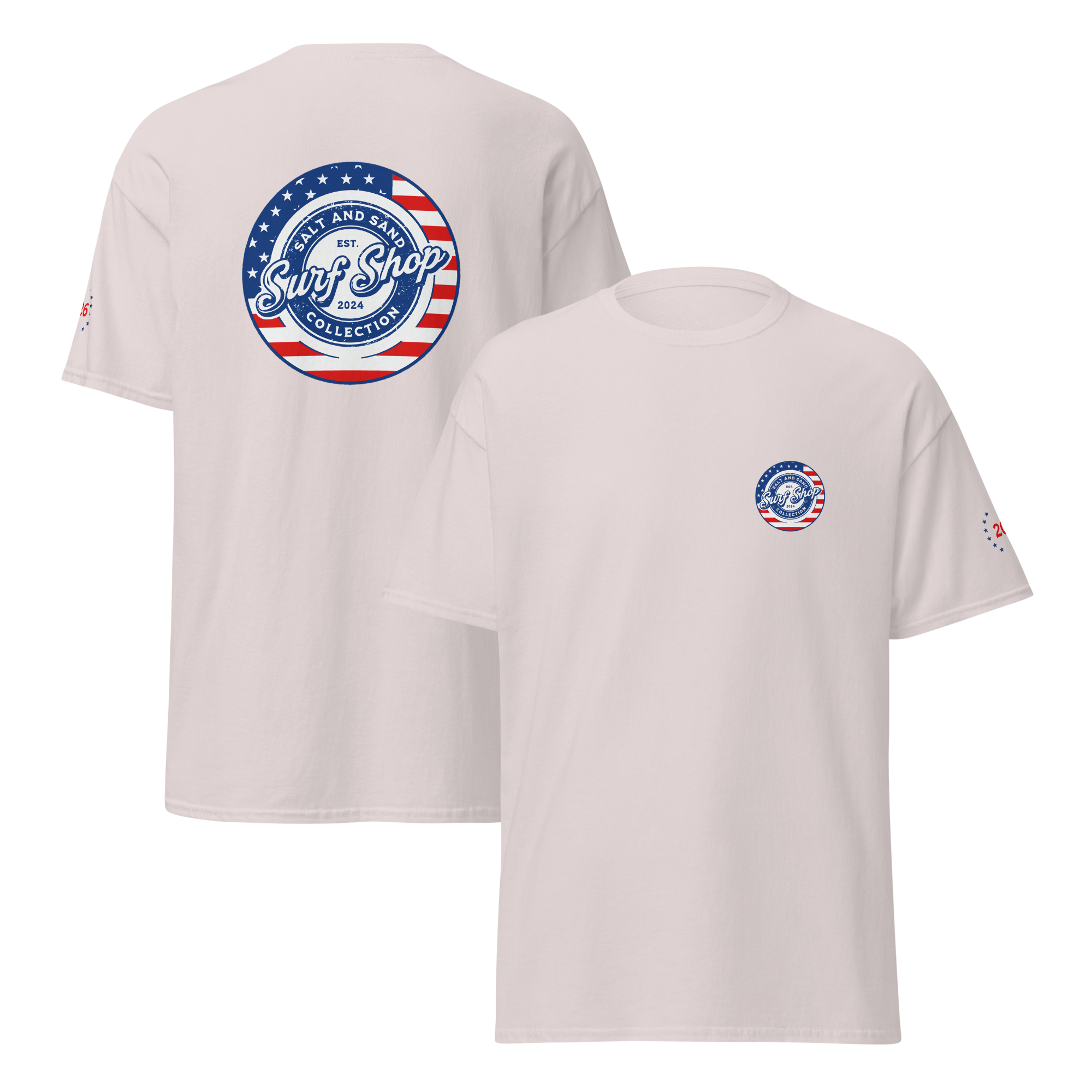 4th of July Stamped Logo Tee
