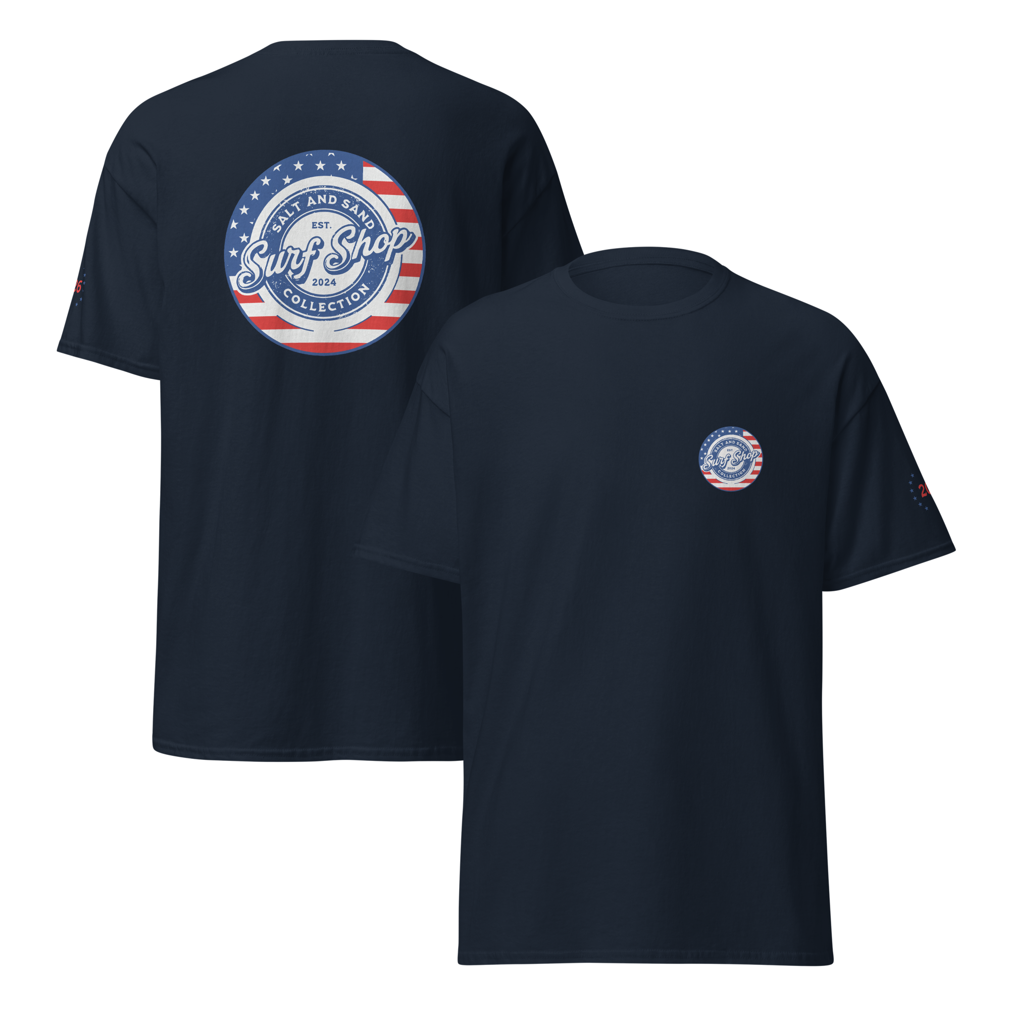 4th of July Stamped Logo Tee