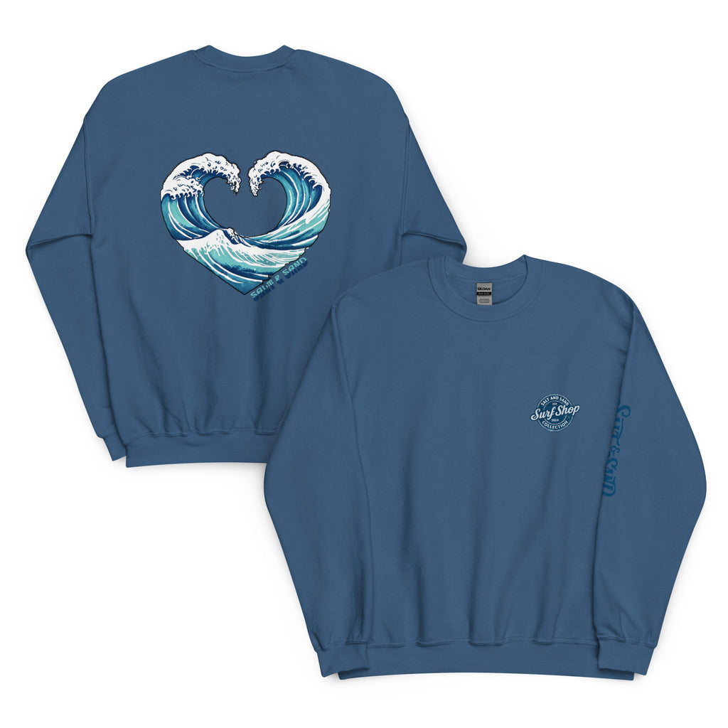 Ride the First Wave Crewneck Sweatshirt