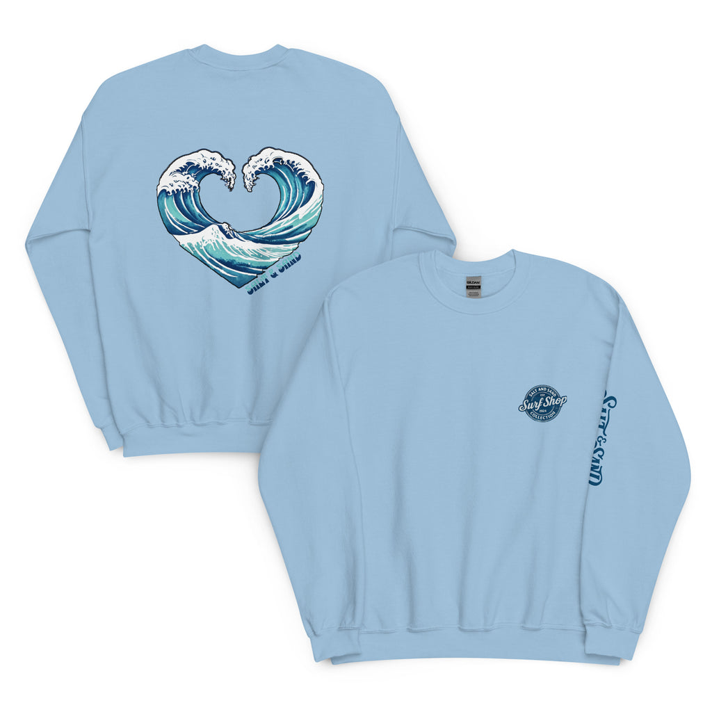 Ride the First Wave Crewneck Sweatshirt