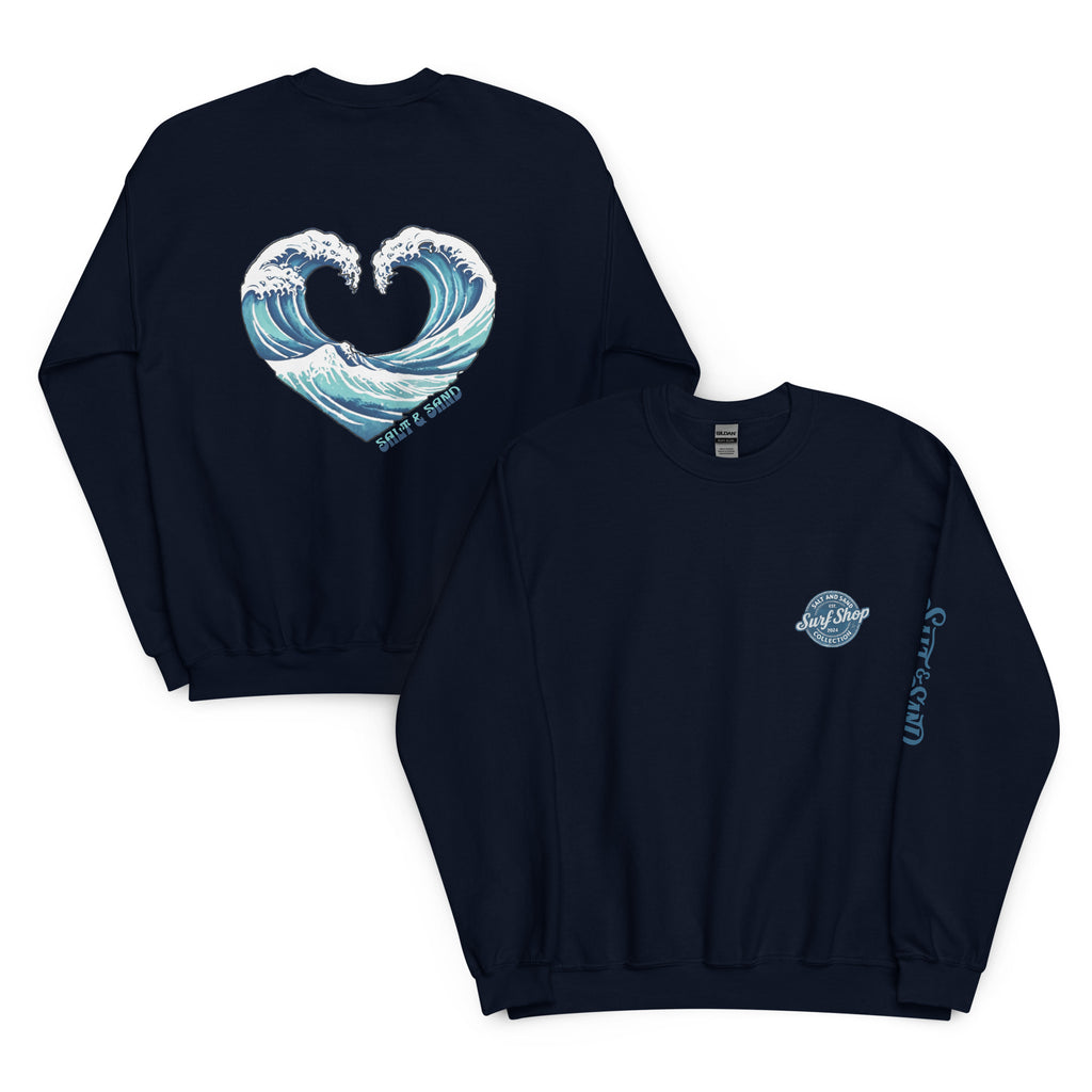 Ride the First Wave Crewneck Sweatshirt