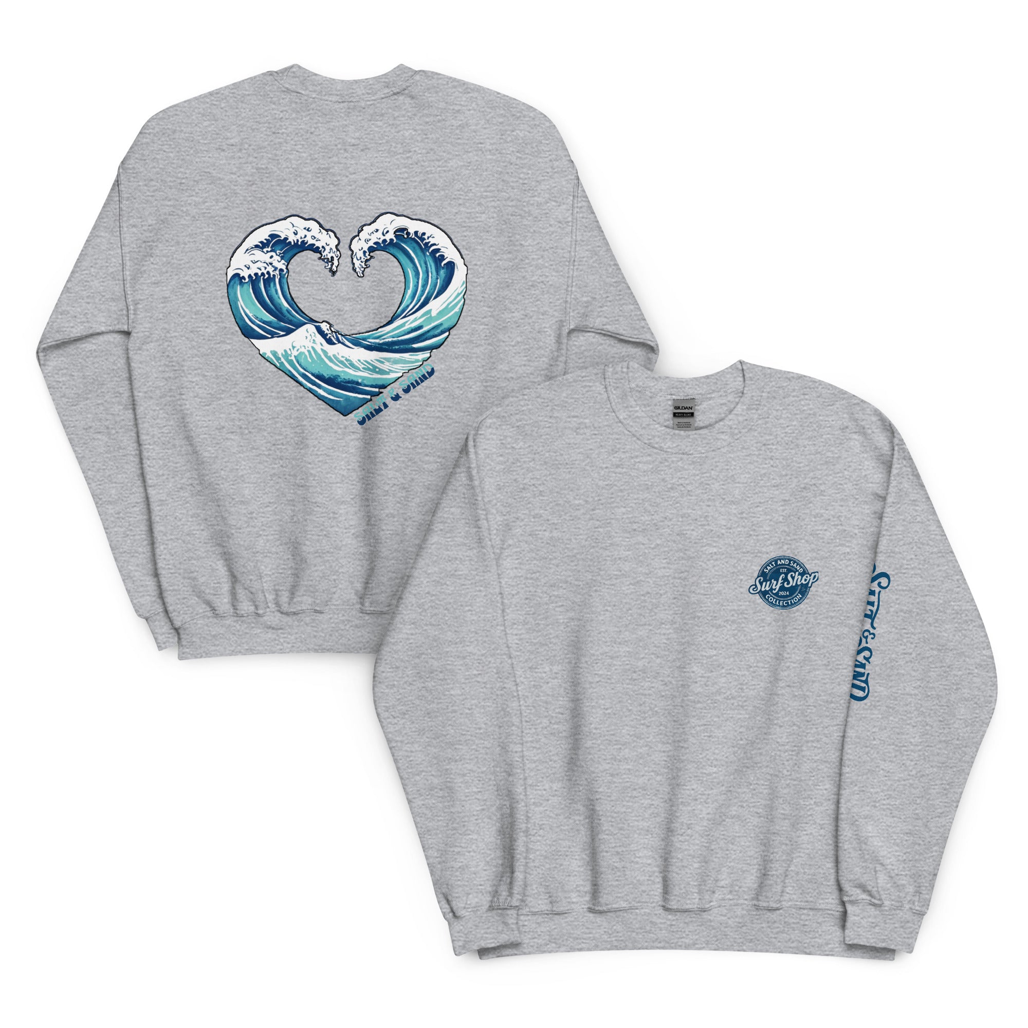 Ride the First Wave Crewneck Sweatshirt