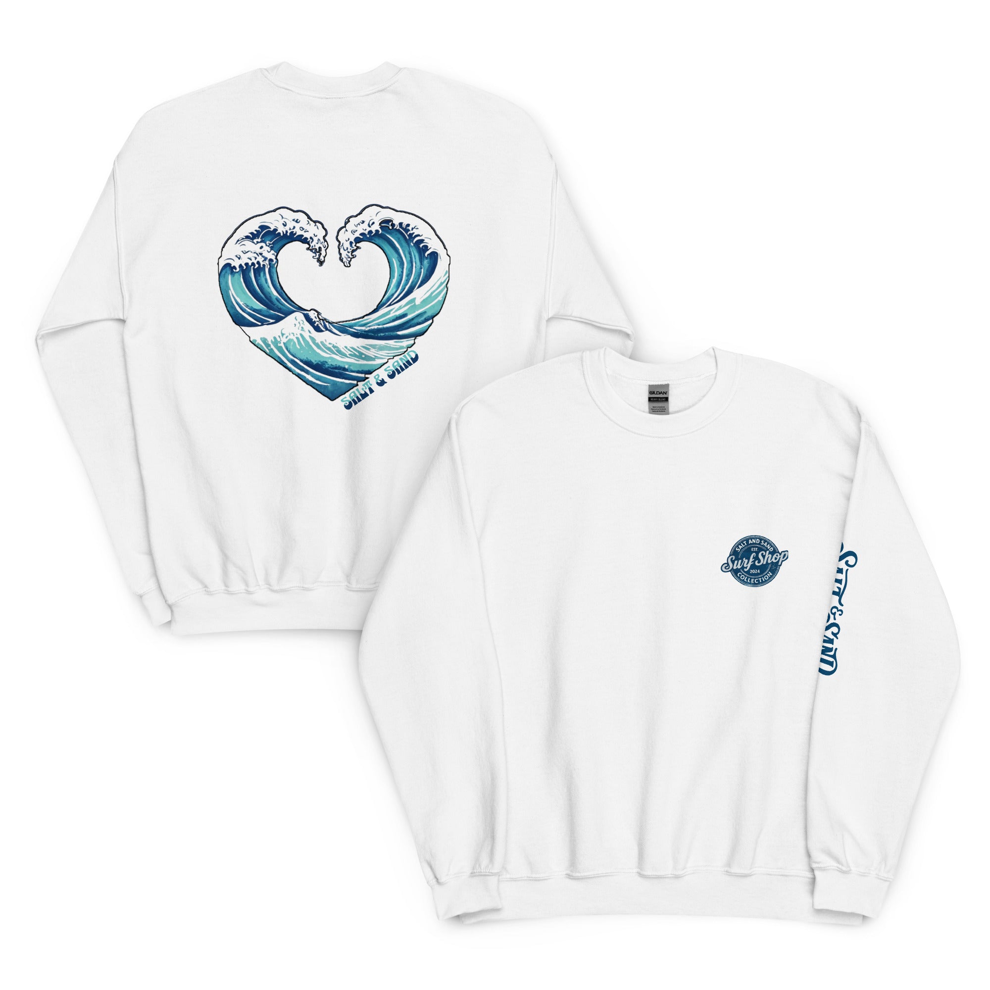 Ride the First Wave Crewneck Sweatshirt