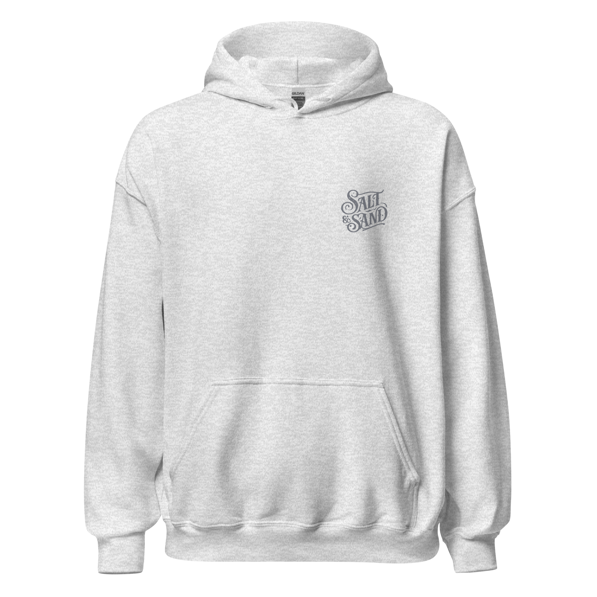 Vintage Hoodie with Grey Script