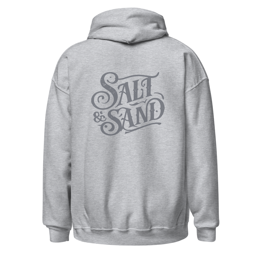 Vintage Hoodie with Grey Script