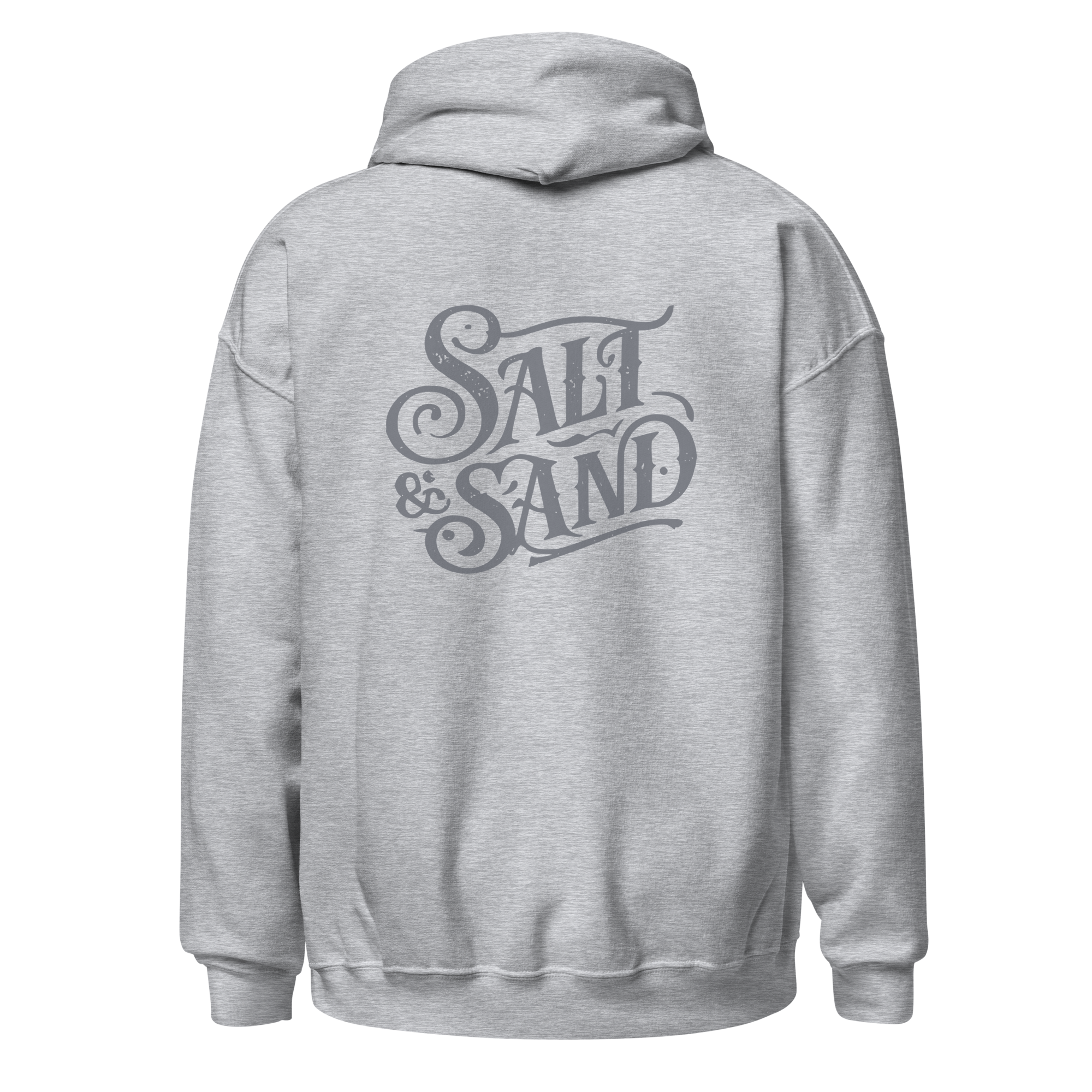 Vintage Hoodie with Grey Script
