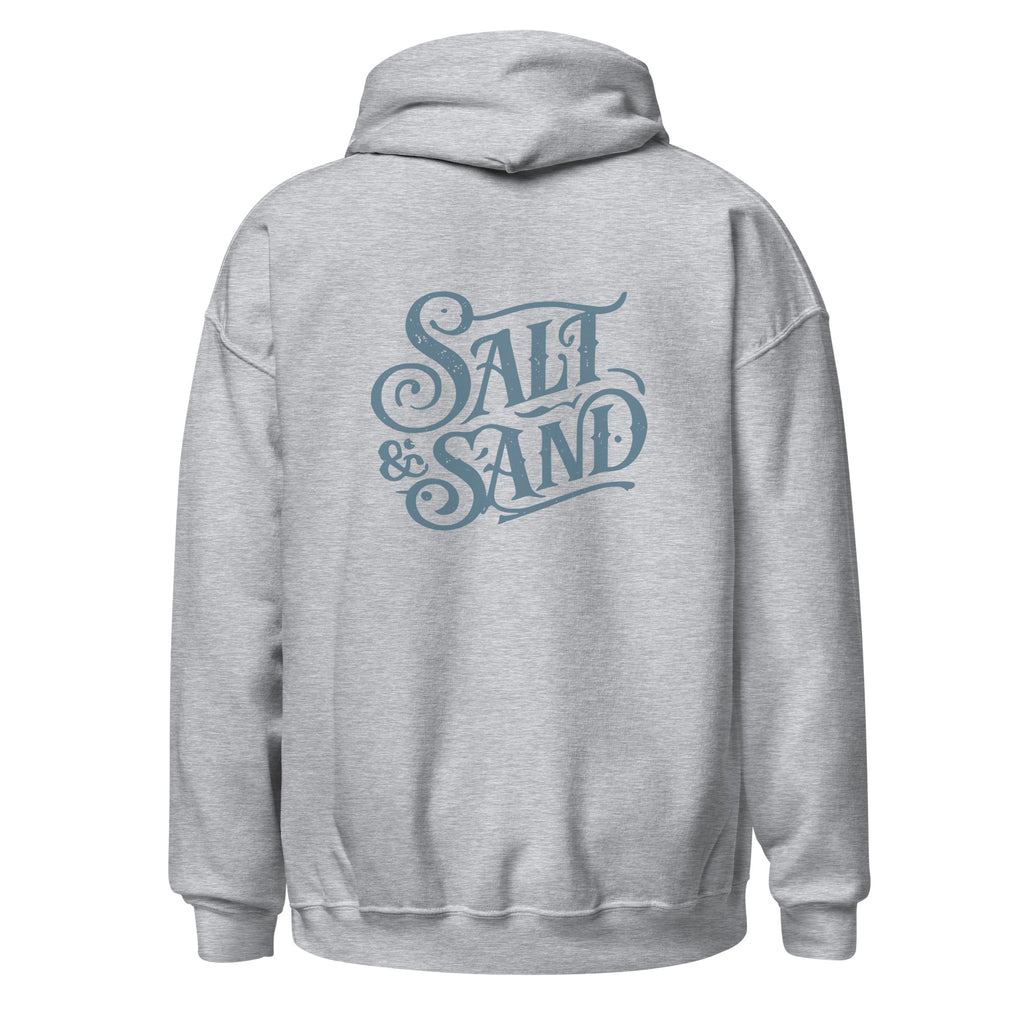 Vintage Blue Script Hoodie