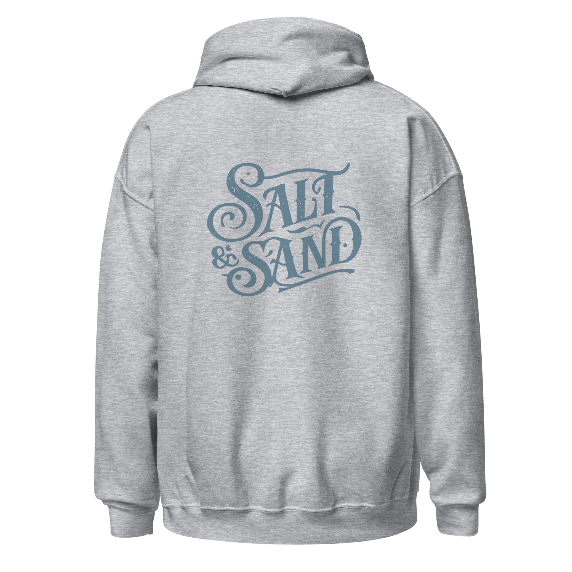 Vintage Blue Script Hoodie