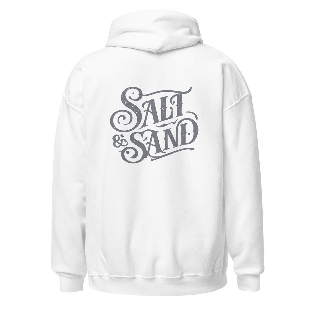 Vintage Hoodie with Grey Script