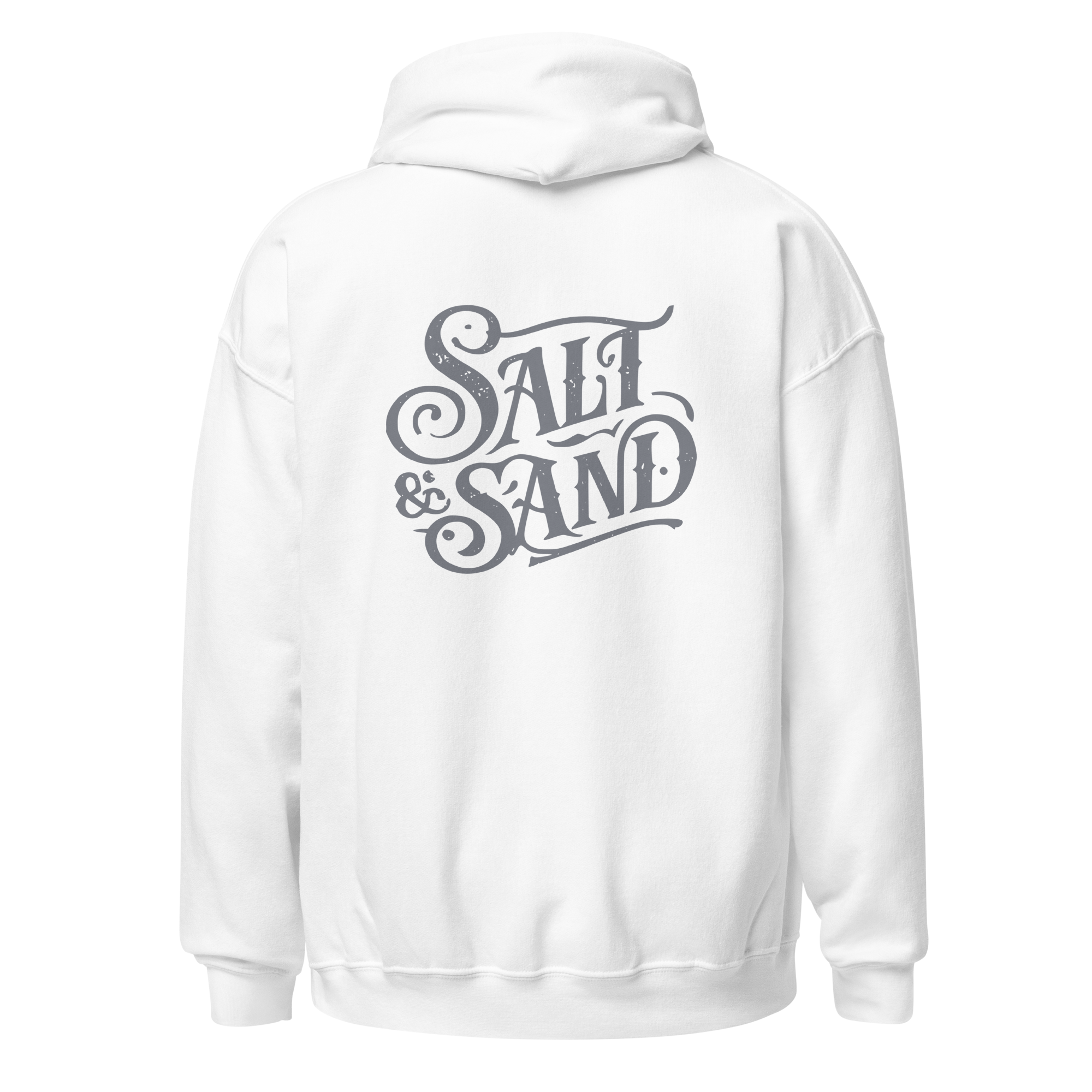 Vintage Hoodie with Grey Script