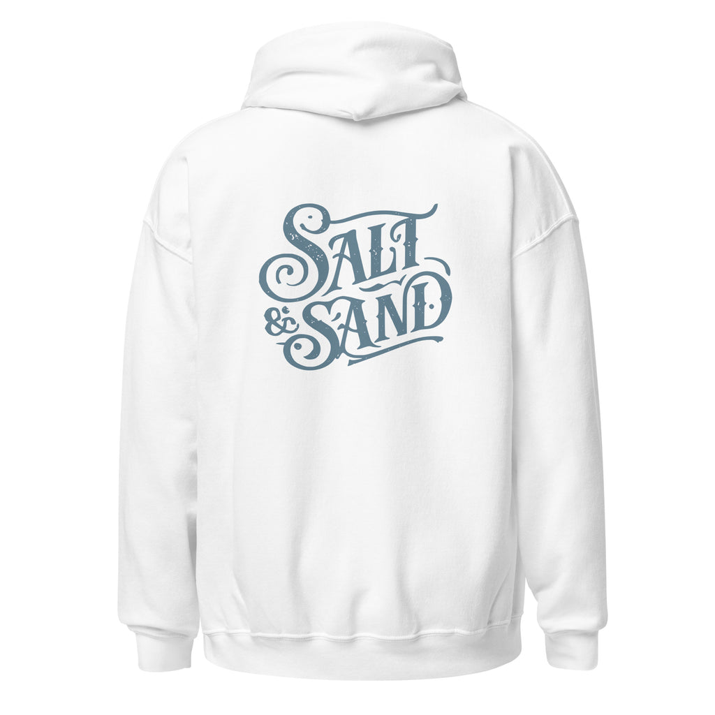 Vintage Blue Script Hoodie