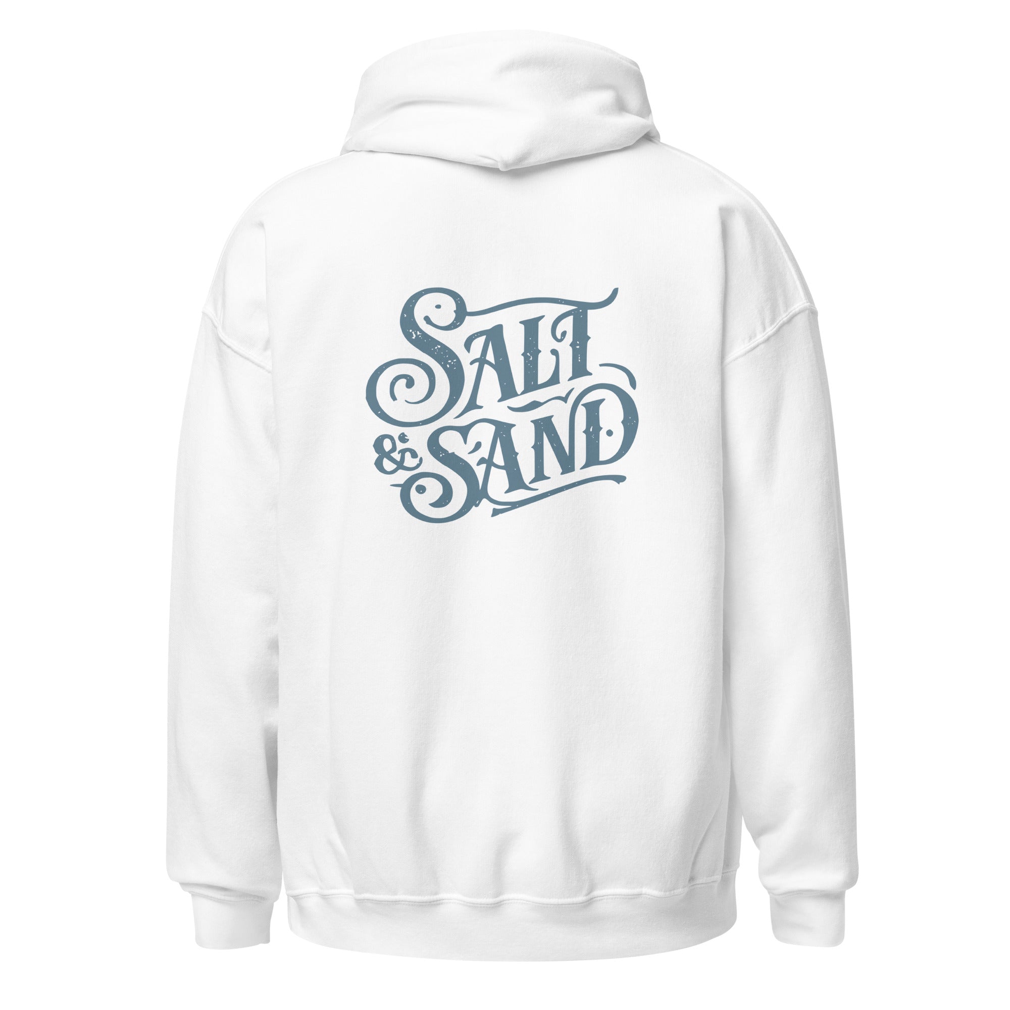 Vintage Blue Script Hoodie