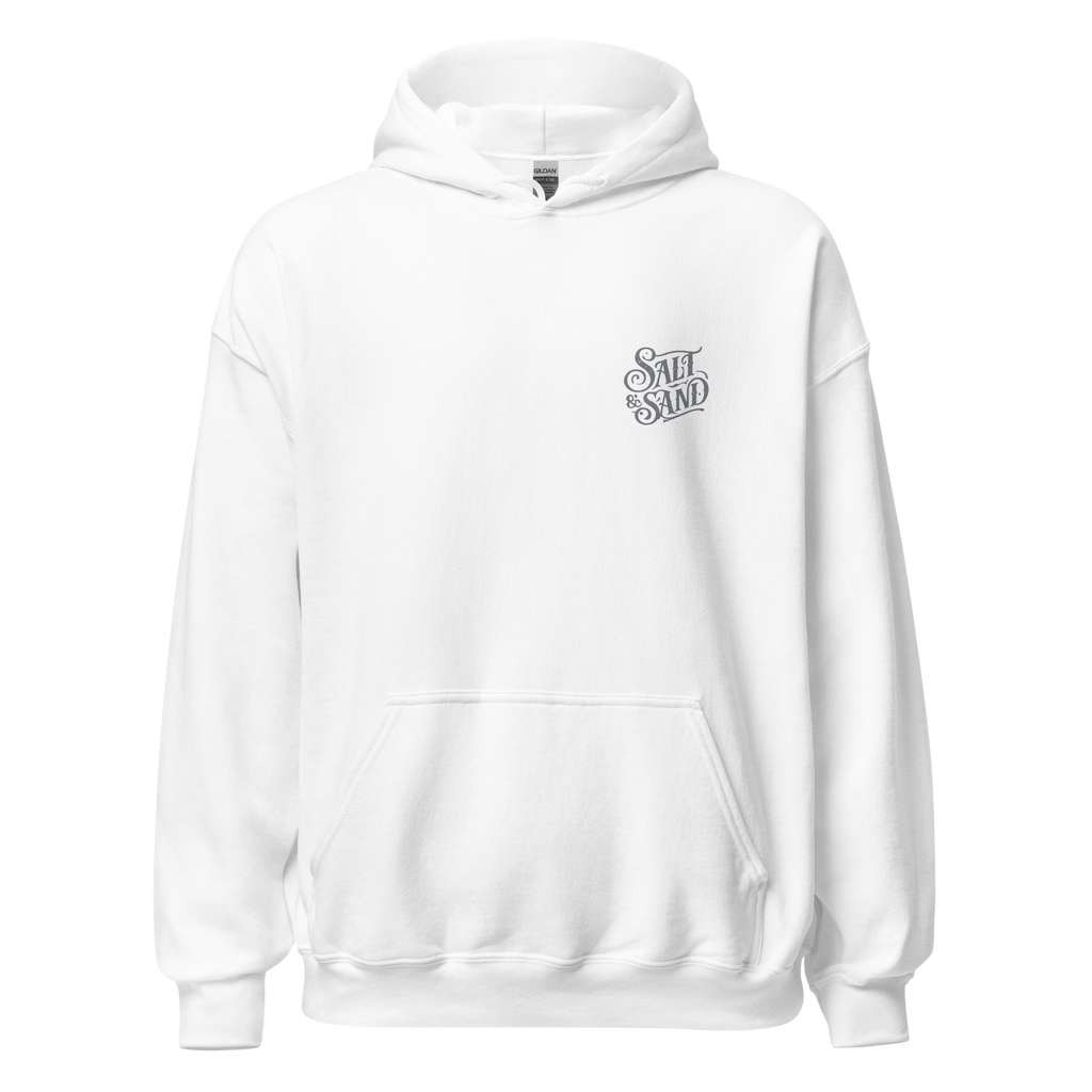 Vintage Hoodie with Grey Script