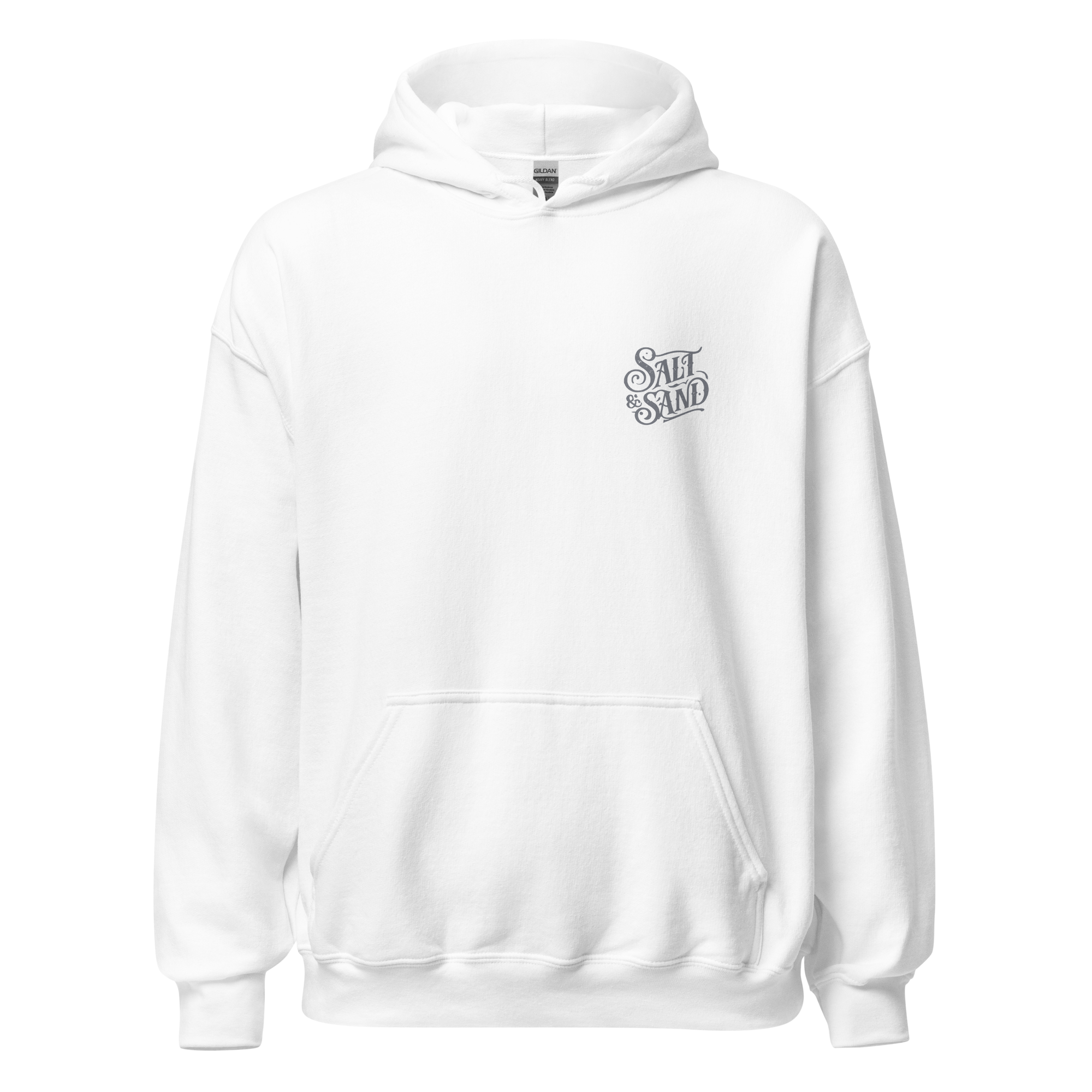 Vintage Hoodie with Grey Script