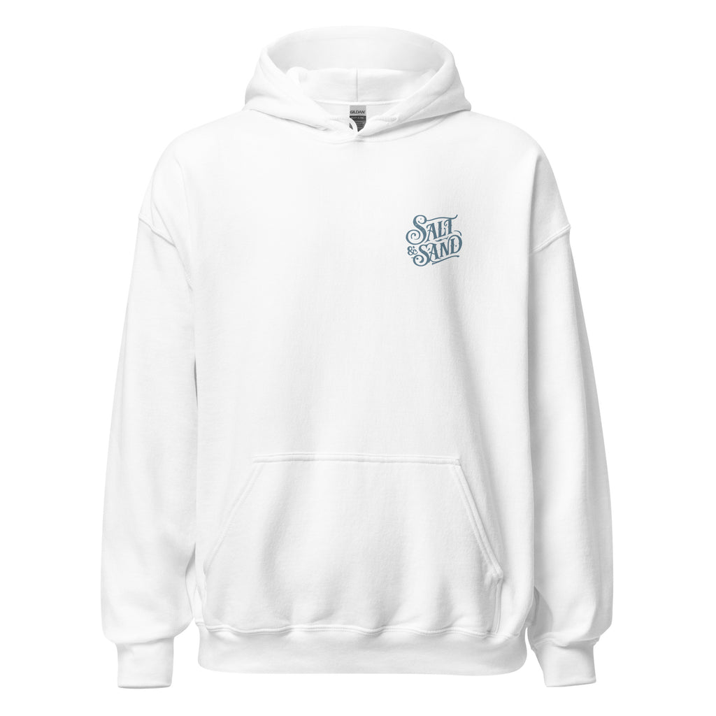 Vintage Blue Script Hoodie
