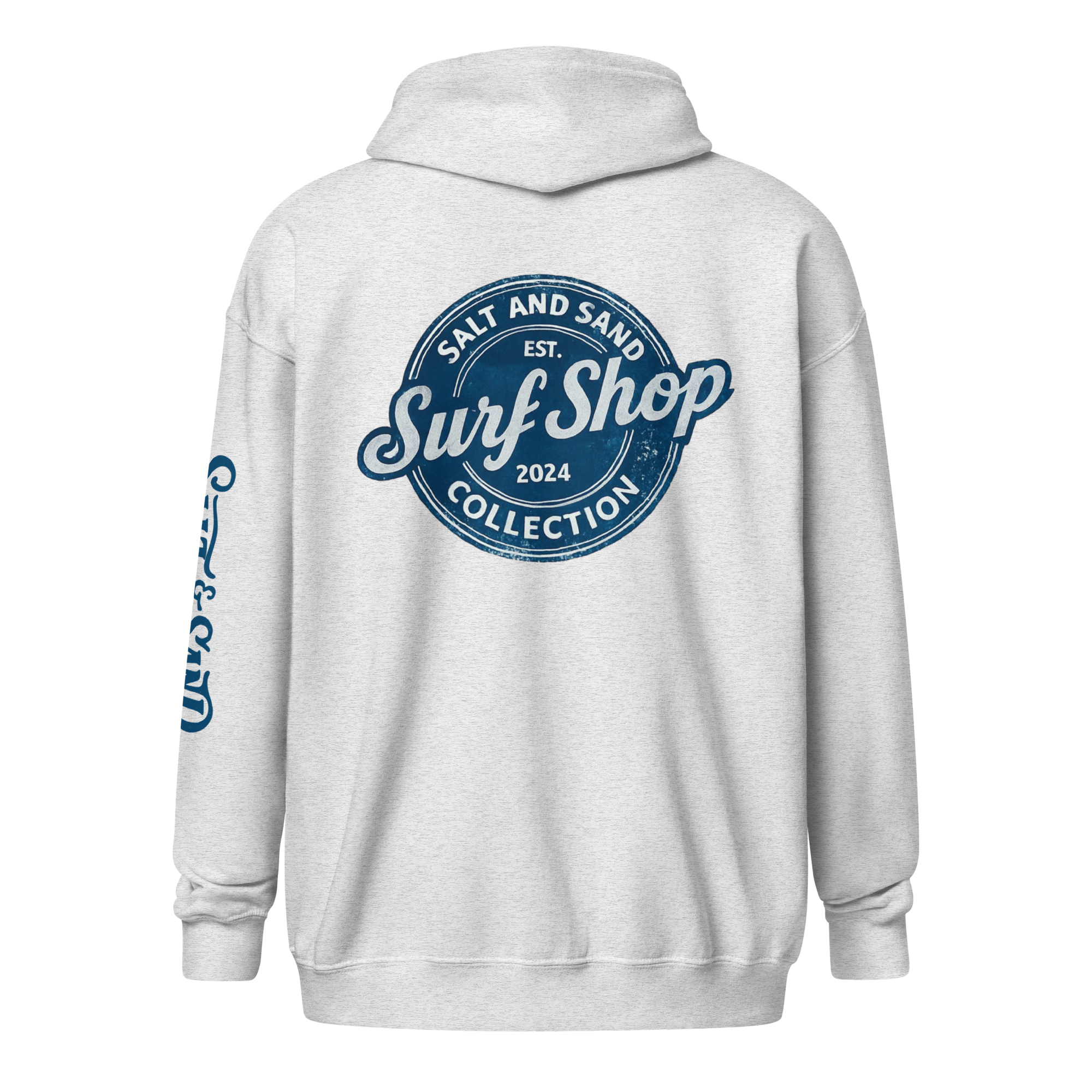 Stamped Zip Up Hoodie