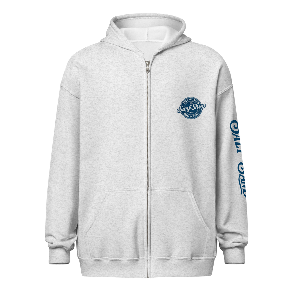 Stamped Zip Up Hoodie