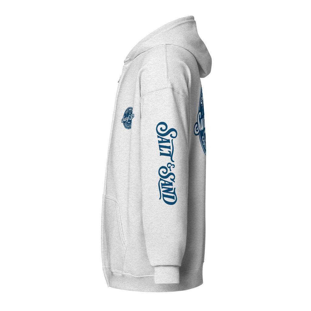 Stamped Zip Up Hoodie