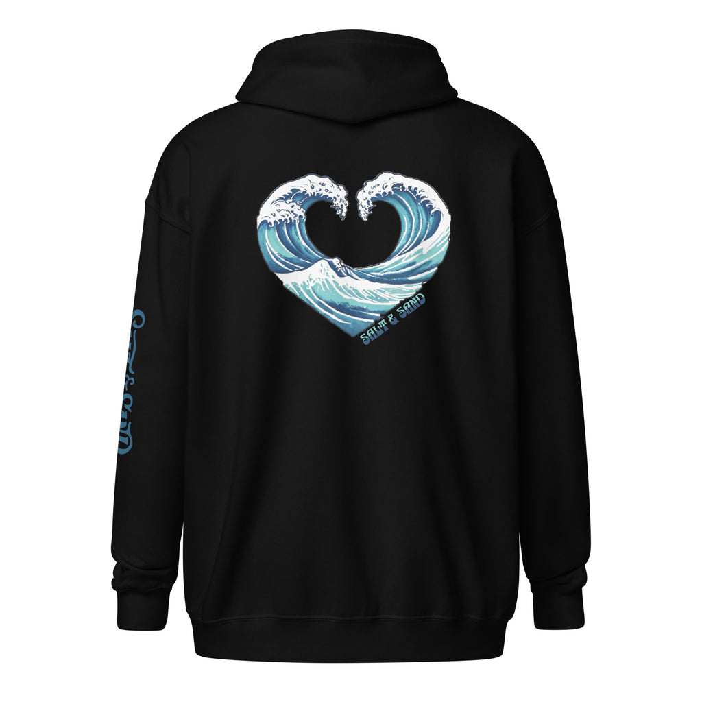 Ride the First Wave Zip Up Hoodie