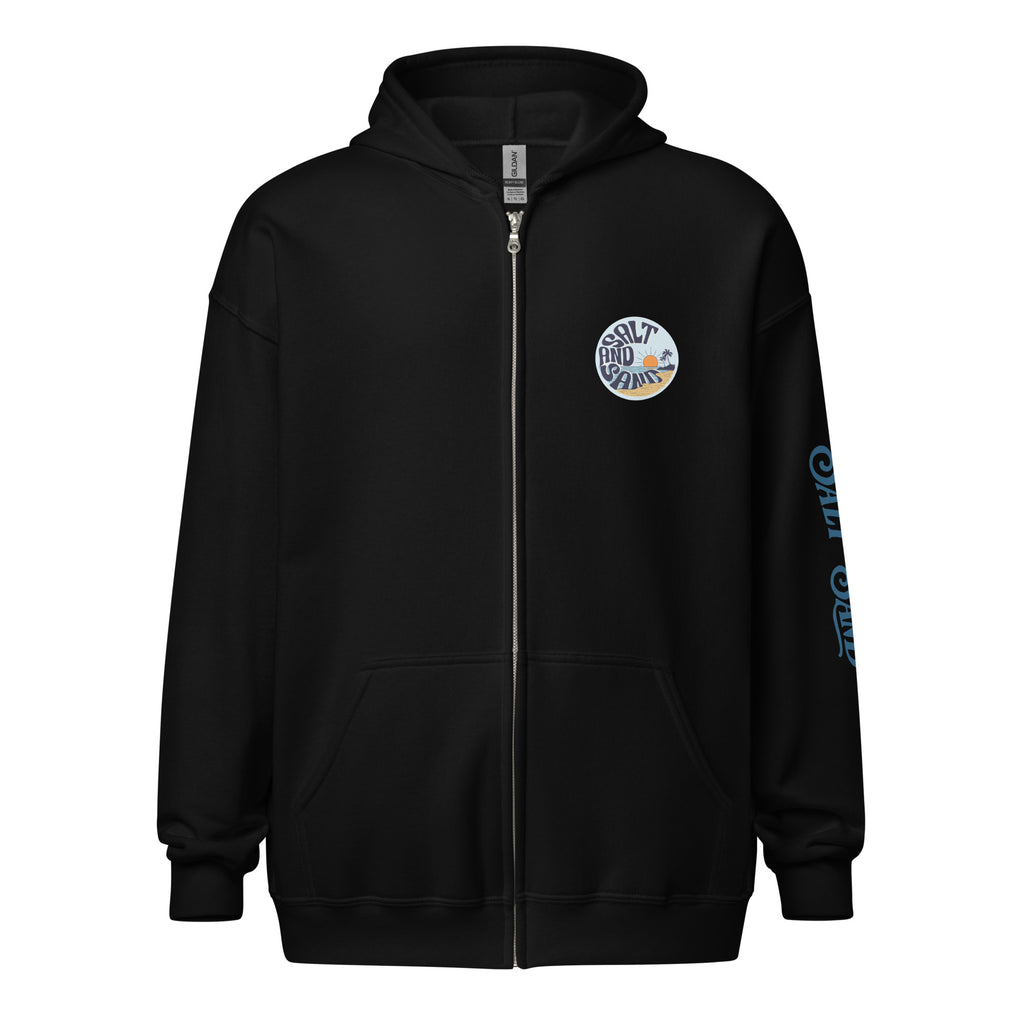 Beach Life Zip Up Hoodie