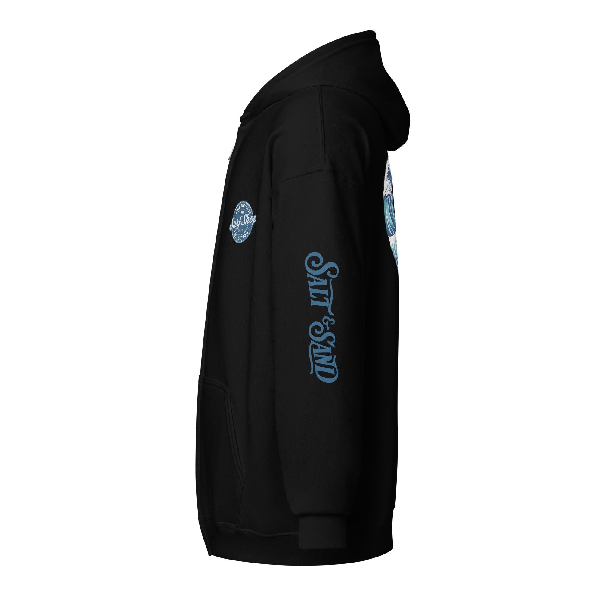 Ride the First Wave Zip Up Hoodie