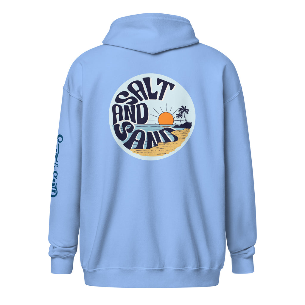 Beach Life Zip Up Hoodie