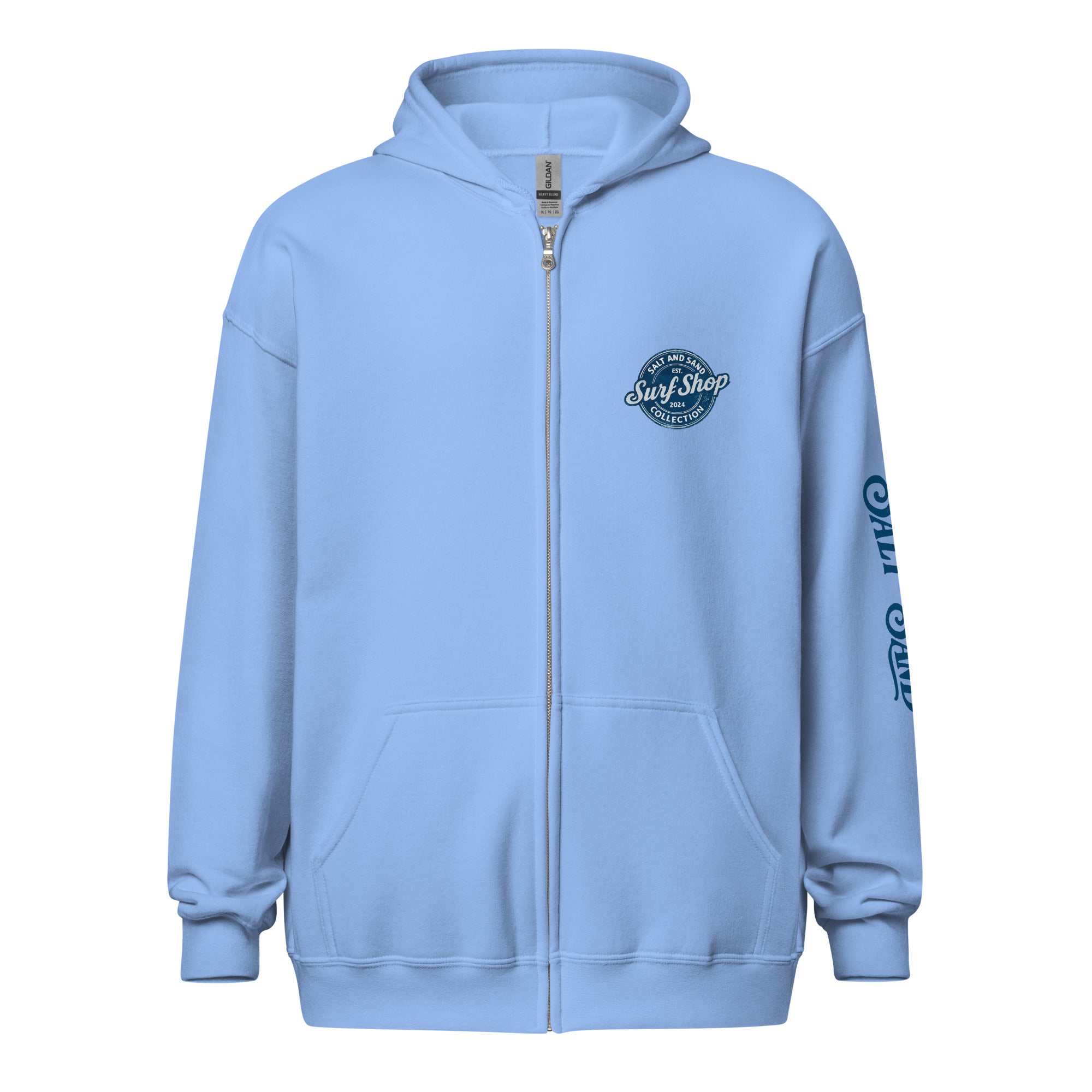 Ride the First Wave Zip Up Hoodie