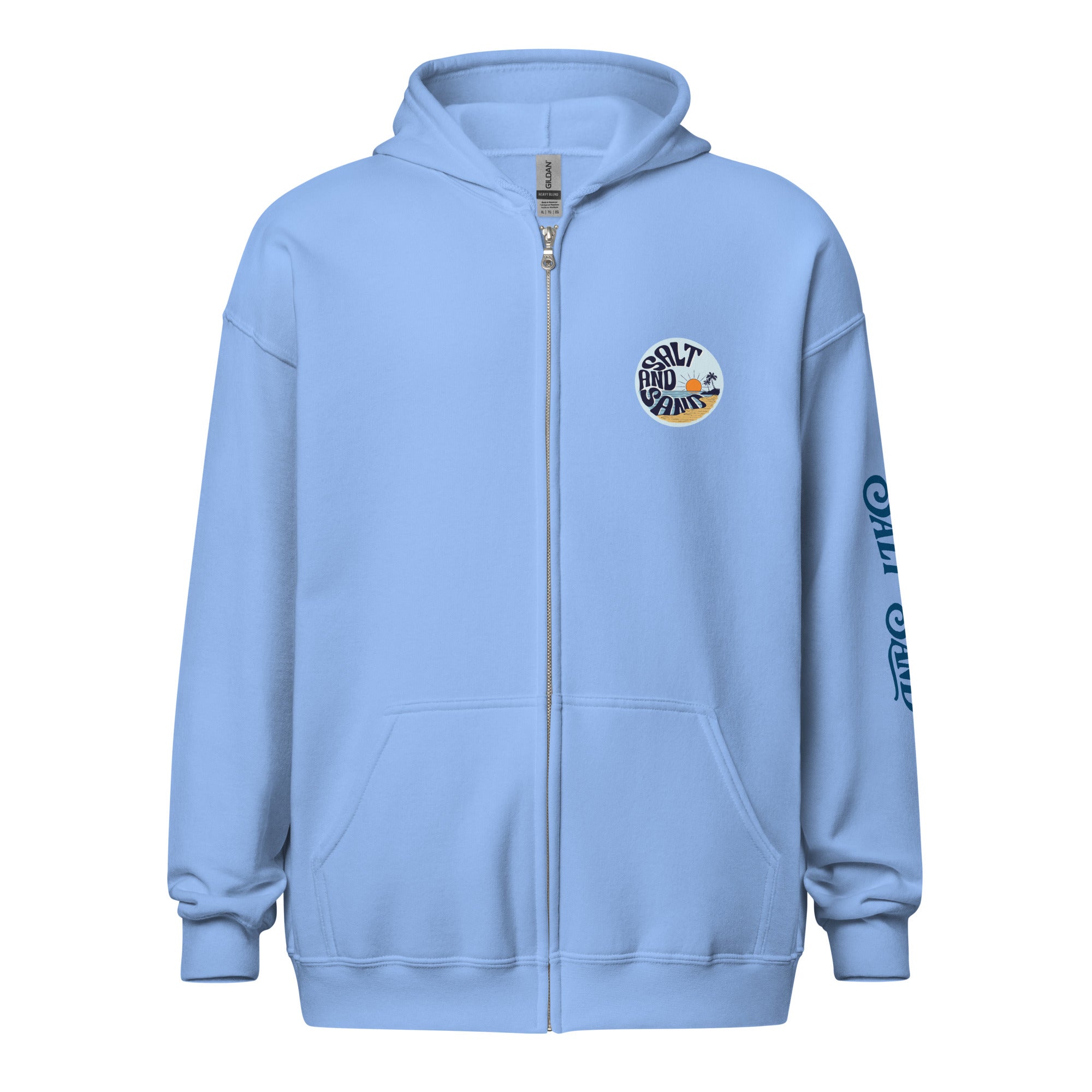 Beach Life Zip Up Hoodie