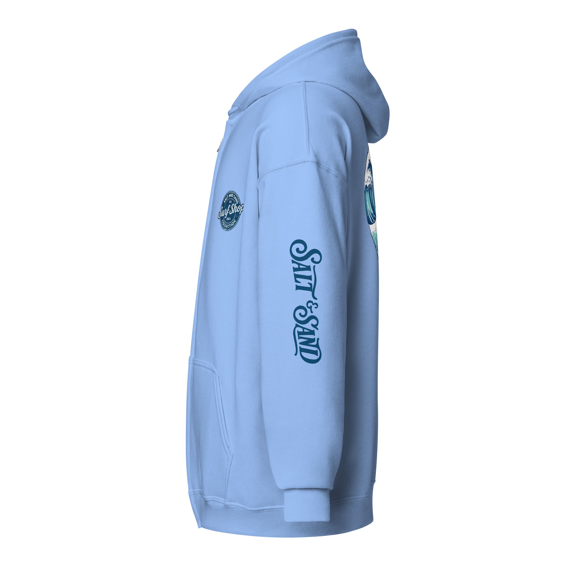 Ride the First Wave Zip Up Hoodie