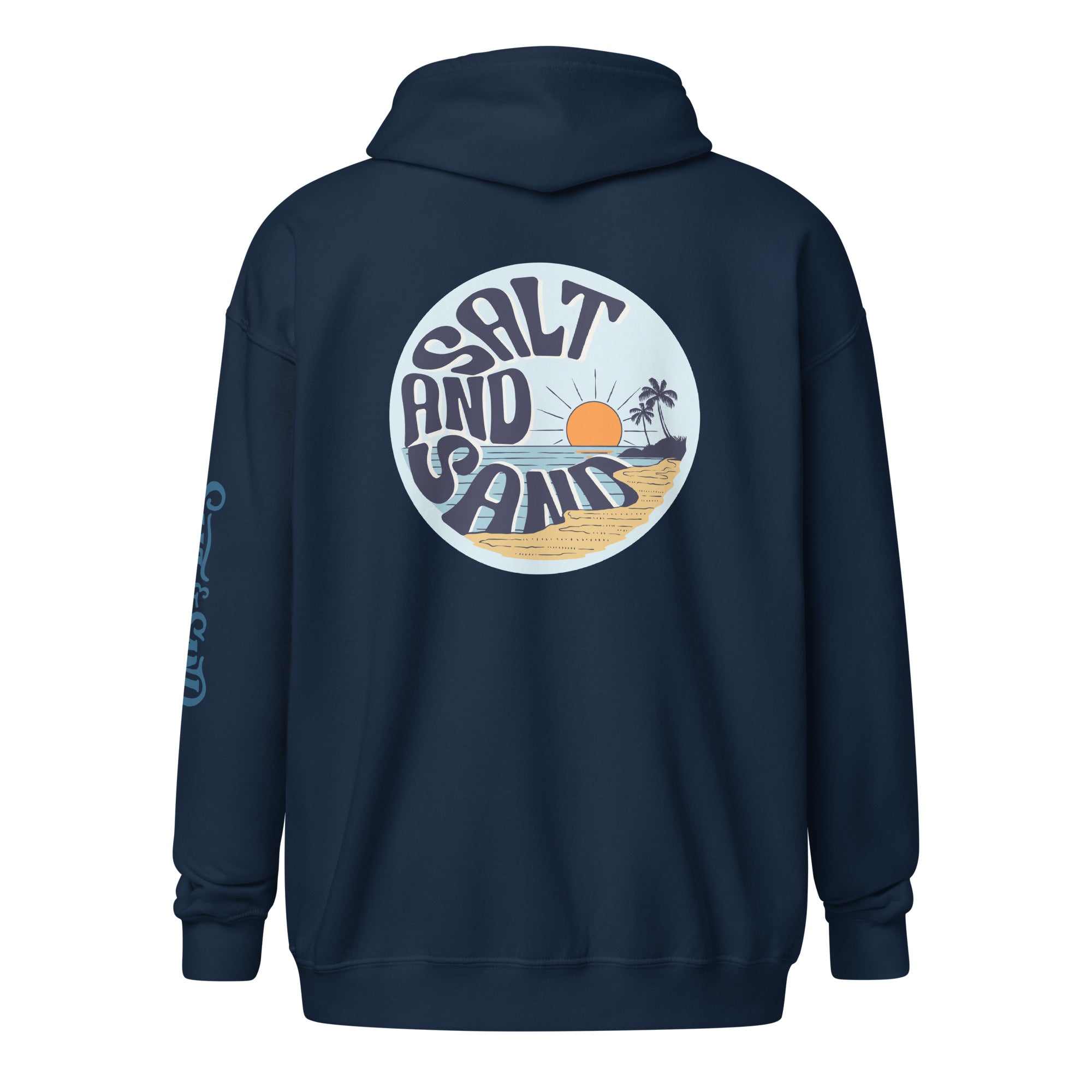 Beach Life Zip Up Hoodie