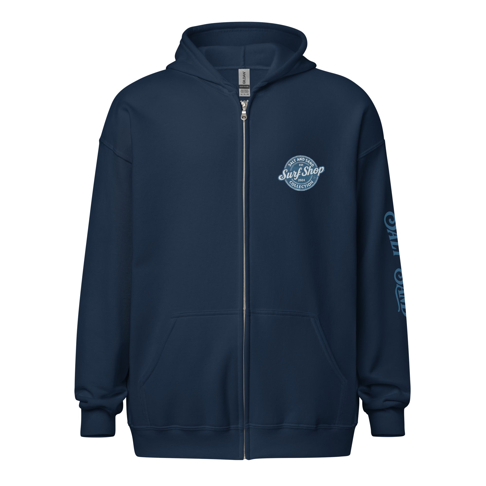 Ride the First Wave Zip Up Hoodie