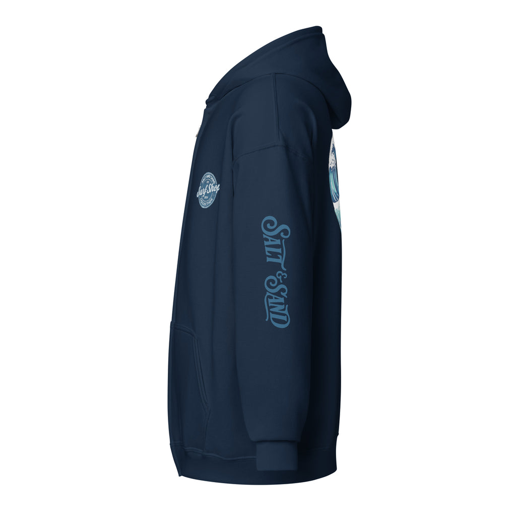 Ride the First Wave Zip Up Hoodie