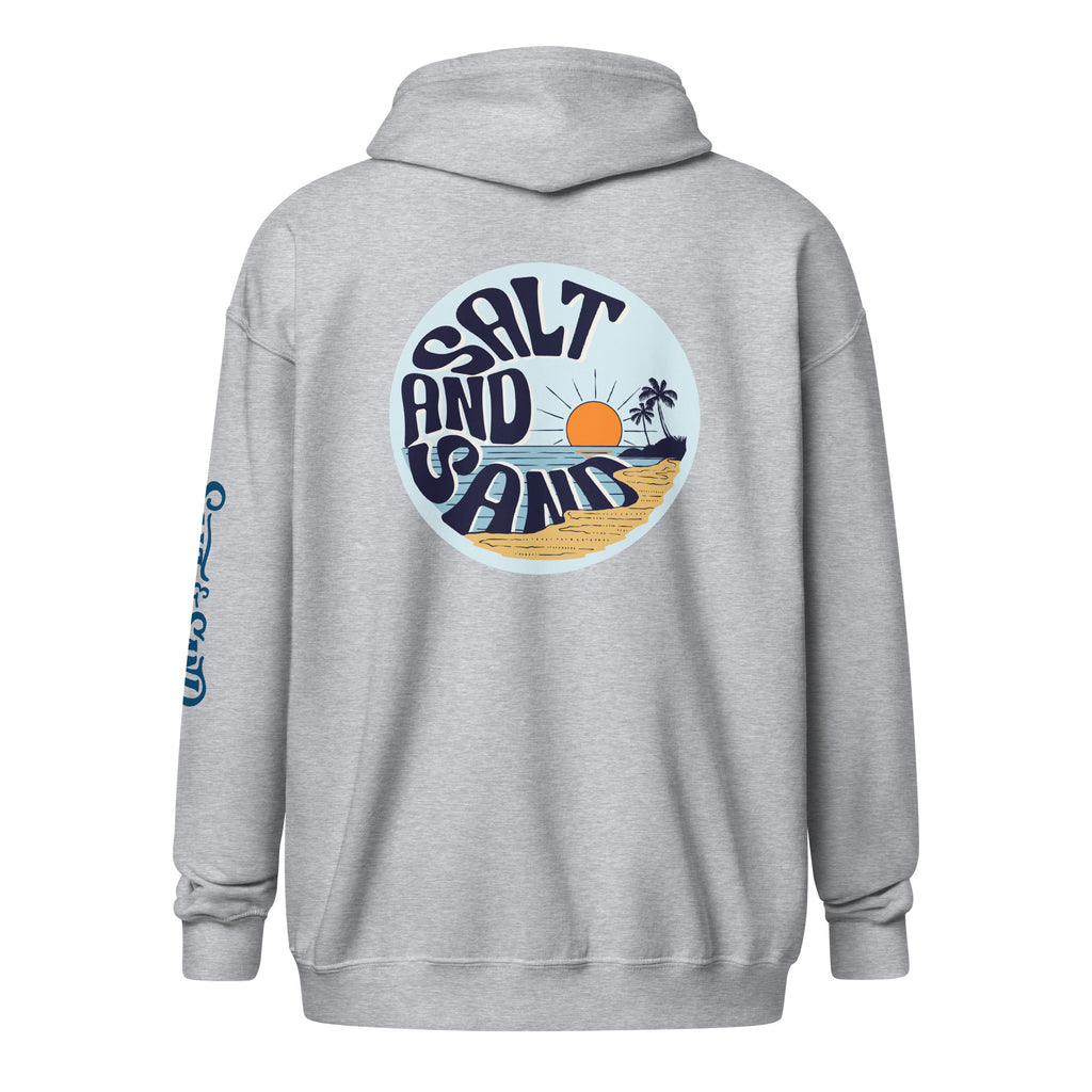 Beach Life Zip Up Hoodie