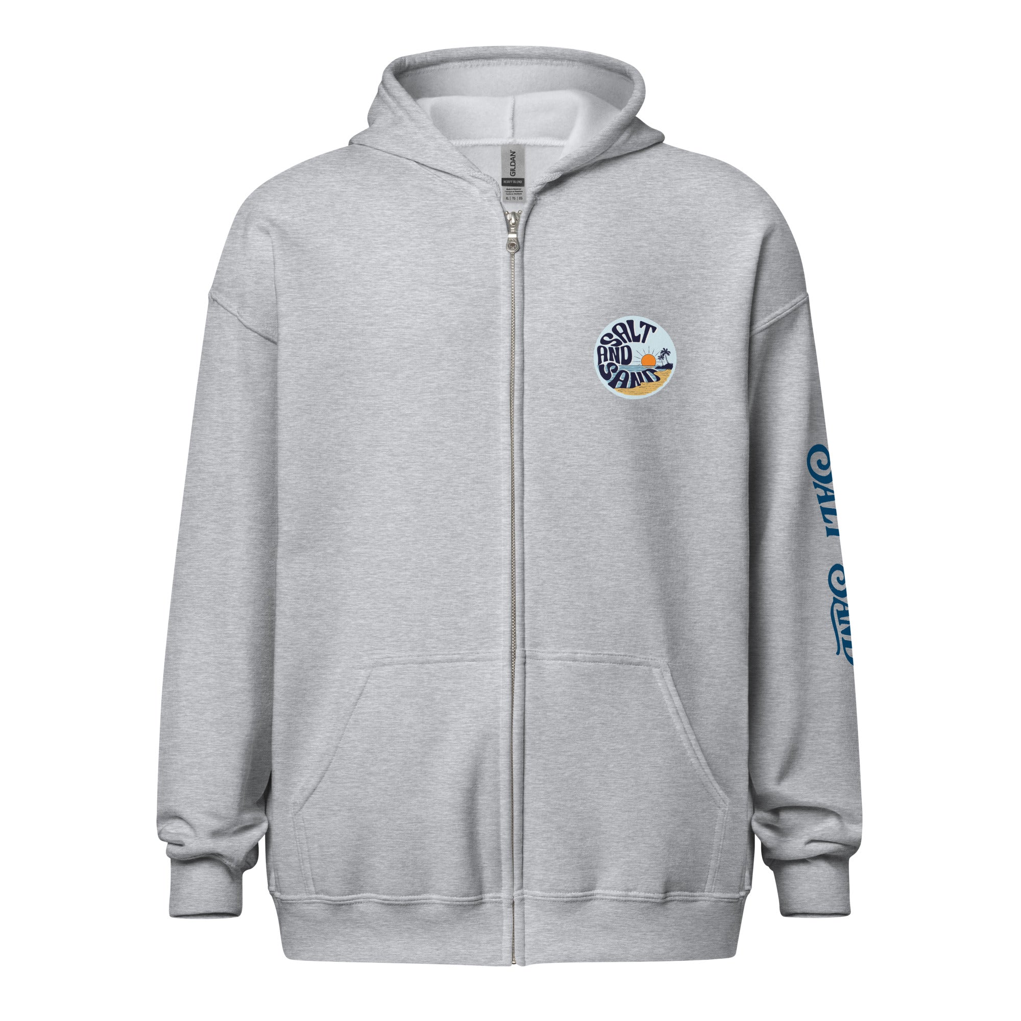 Beach Life Zip Up Hoodie