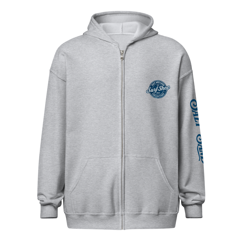 Stamped Zip Up Hoodie