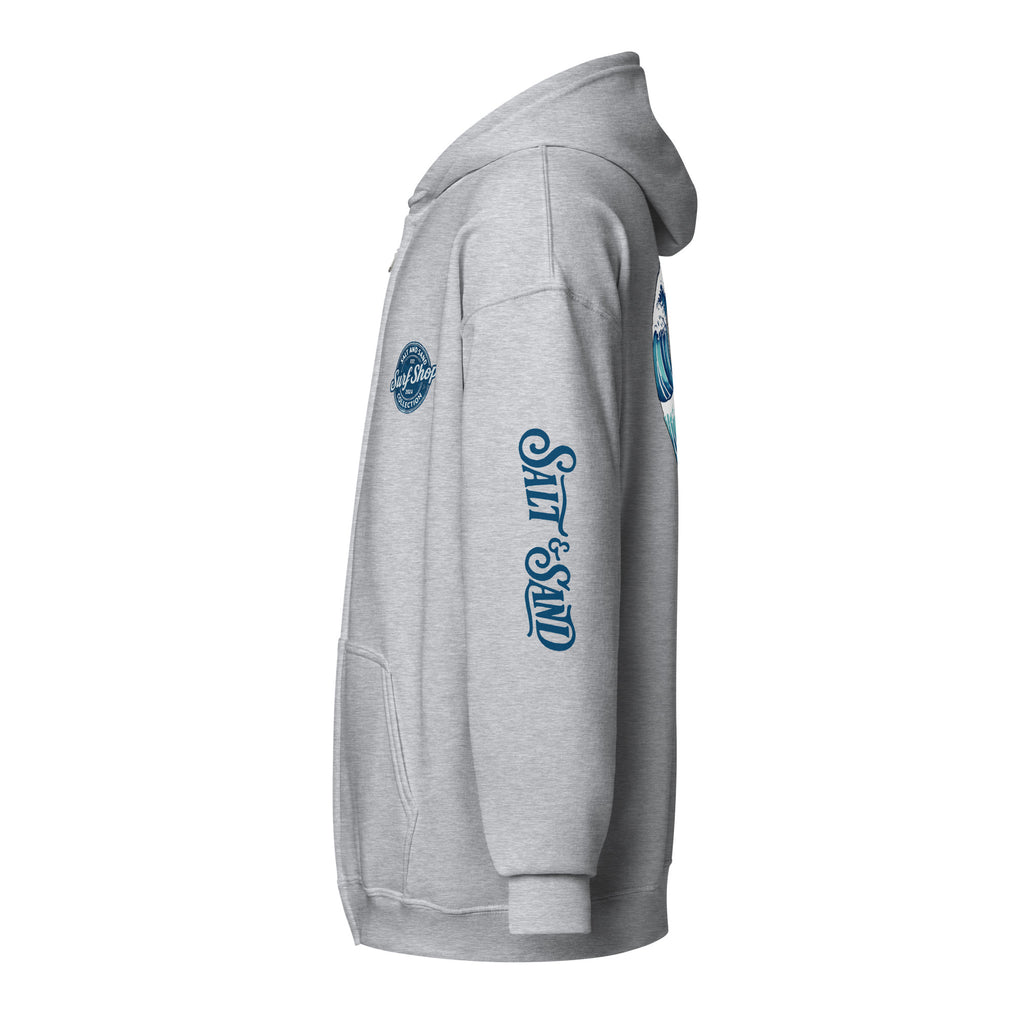 Ride the First Wave Zip Up Hoodie