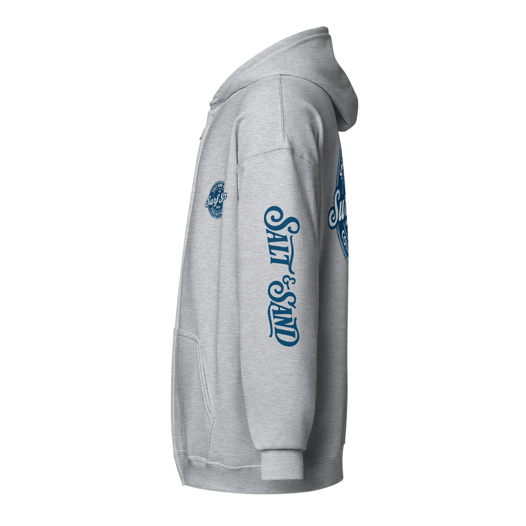 Stamped Zip Up Hoodie