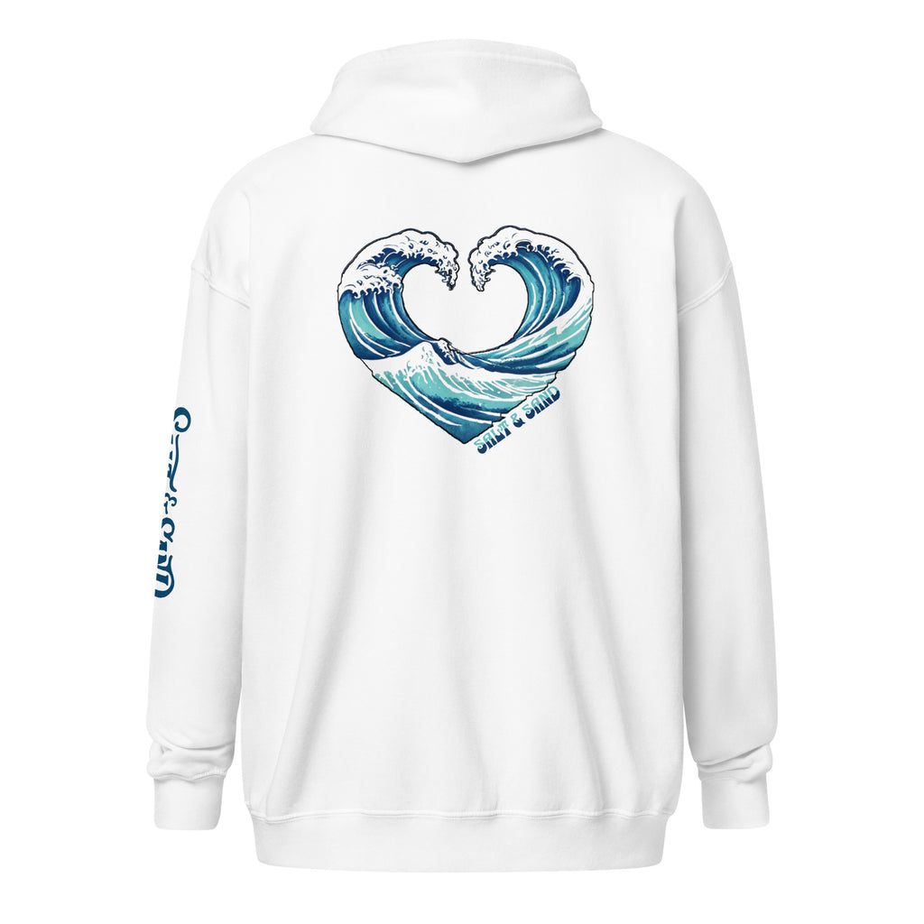Ride the First Wave Zip Up Hoodie