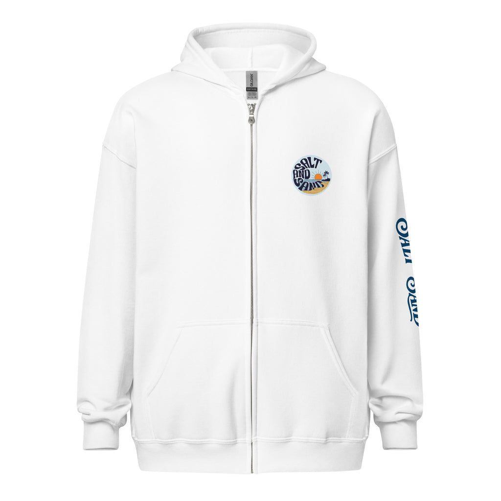 Beach Life Zip Up Hoodie