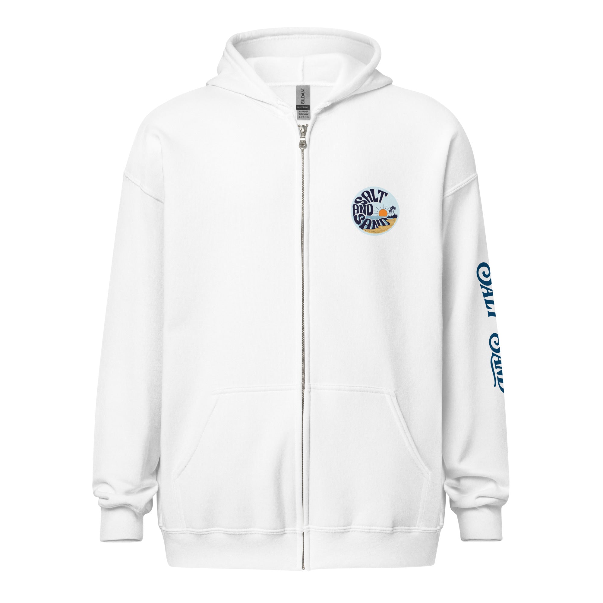 Beach Life Zip Up Hoodie