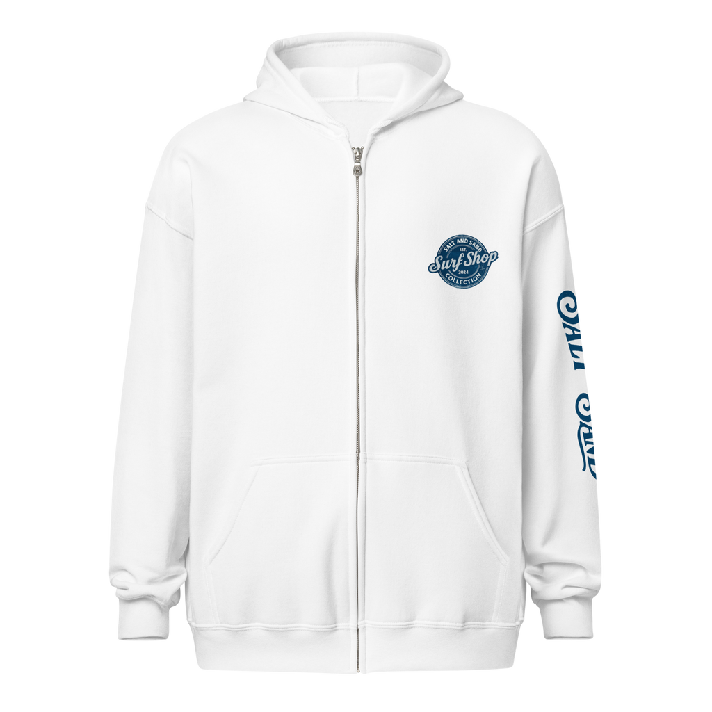 Stamped Zip Up Hoodie