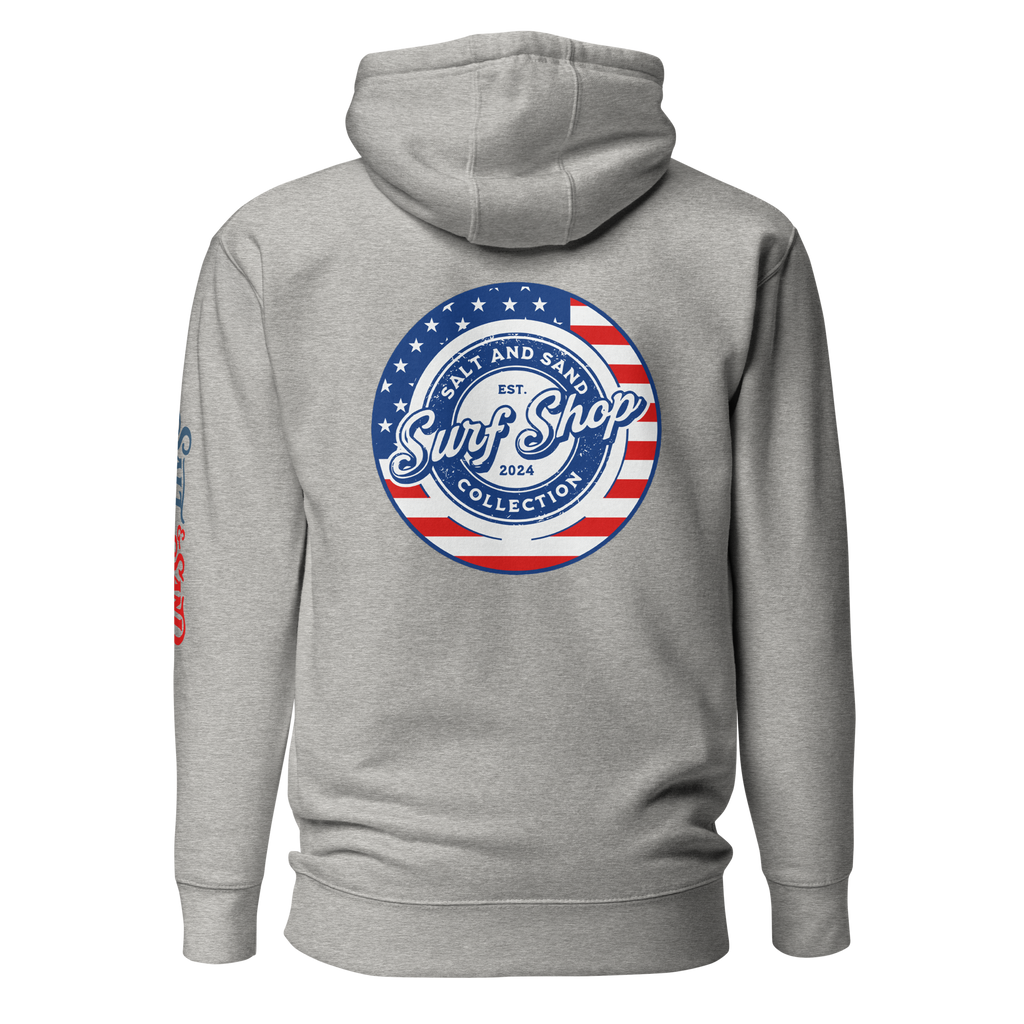 4th of July Stamped Logo Hoodie