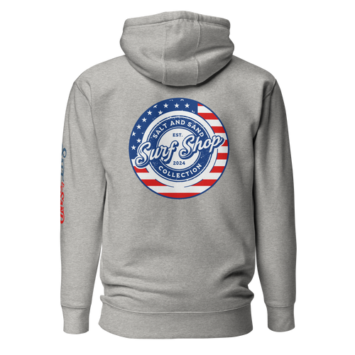 4th of July Stamped Logo Hoodie