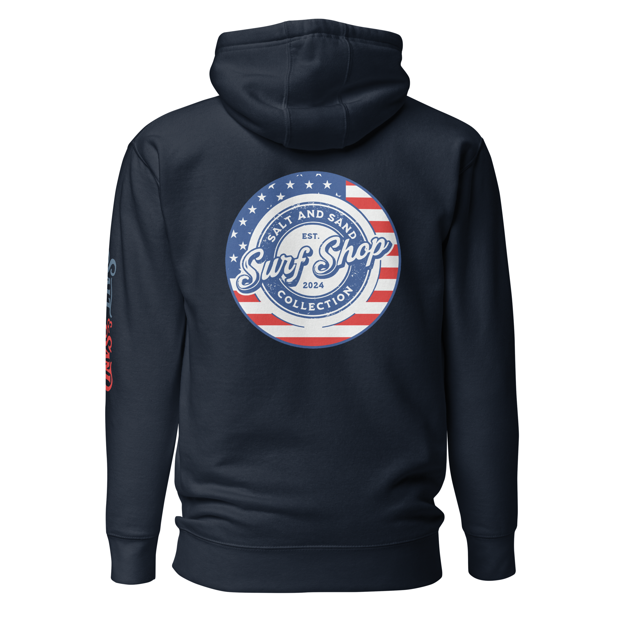 4th of July Stamped Logo Hoodie